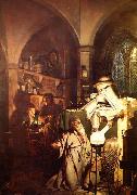 The Alchemist Discovering Phosphorus or The Alchemist in Search of the Philosophers Stone Joseph wright of derby